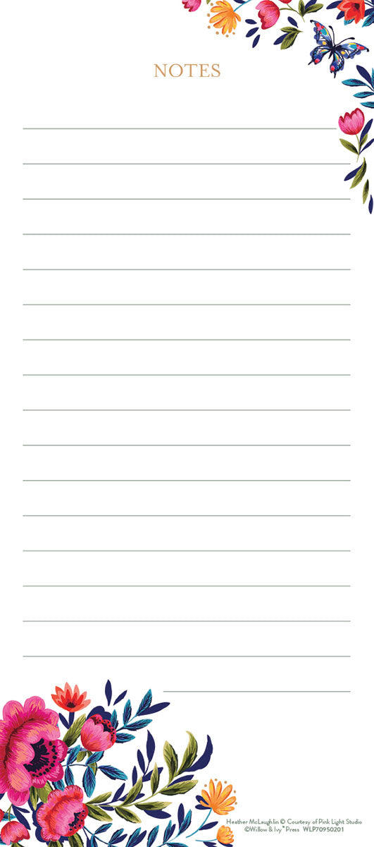 Blooming List Pad