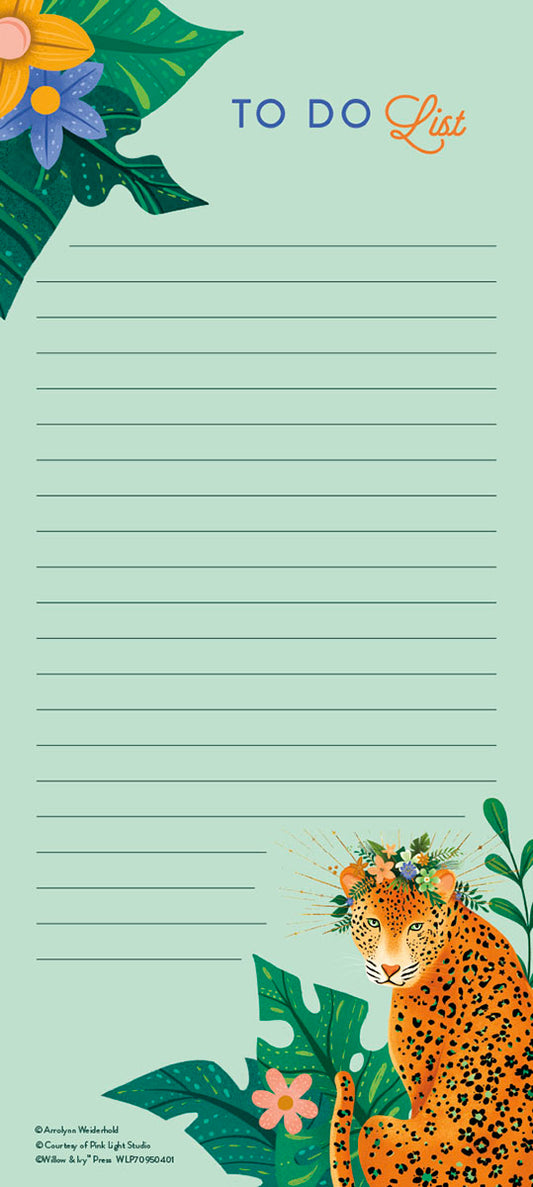 Pretty Kitty List Pad