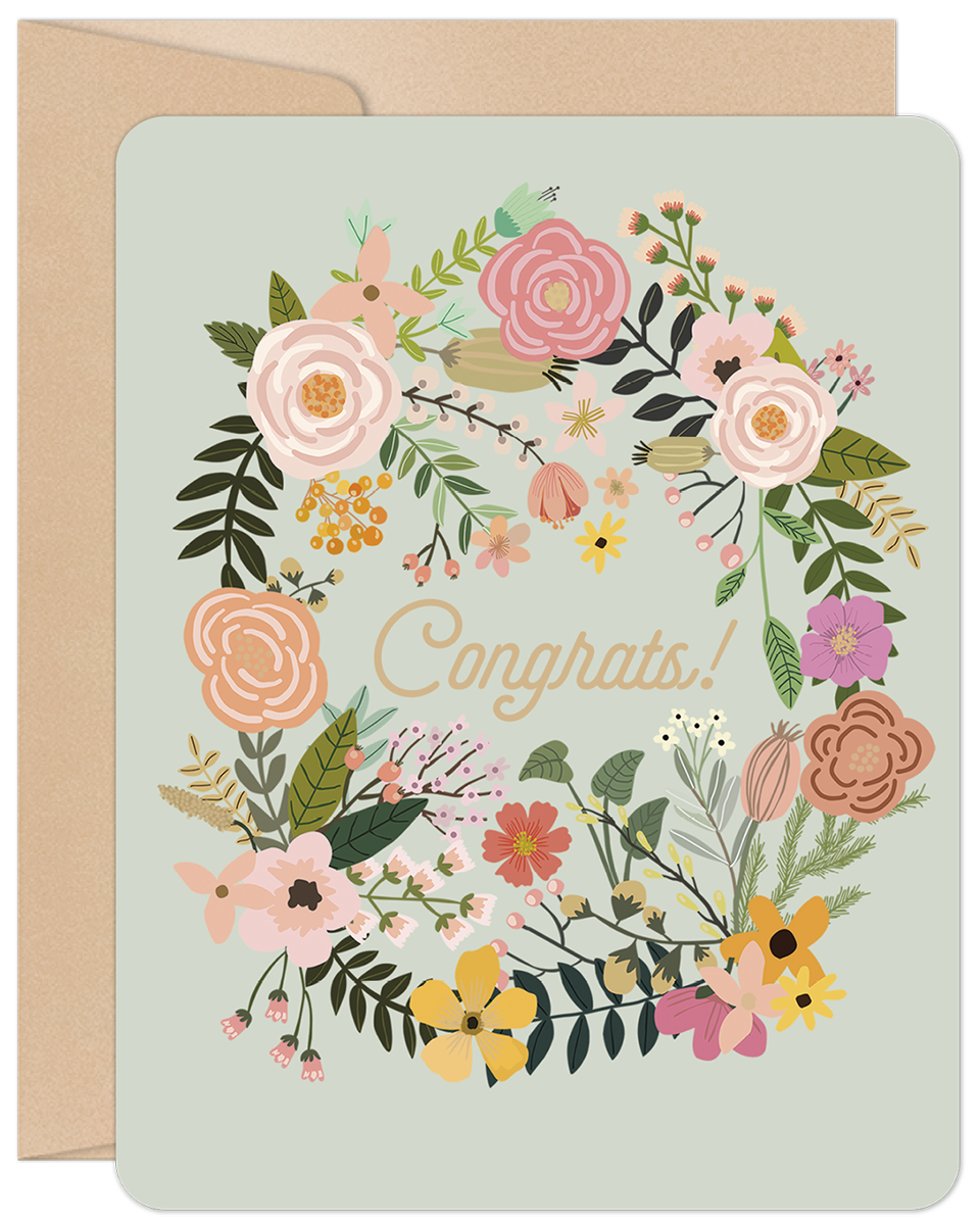 CONGRATS WREATH