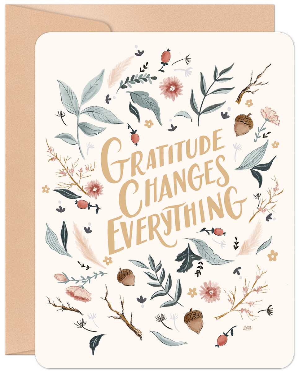 Gratitude Thanksgiving Card