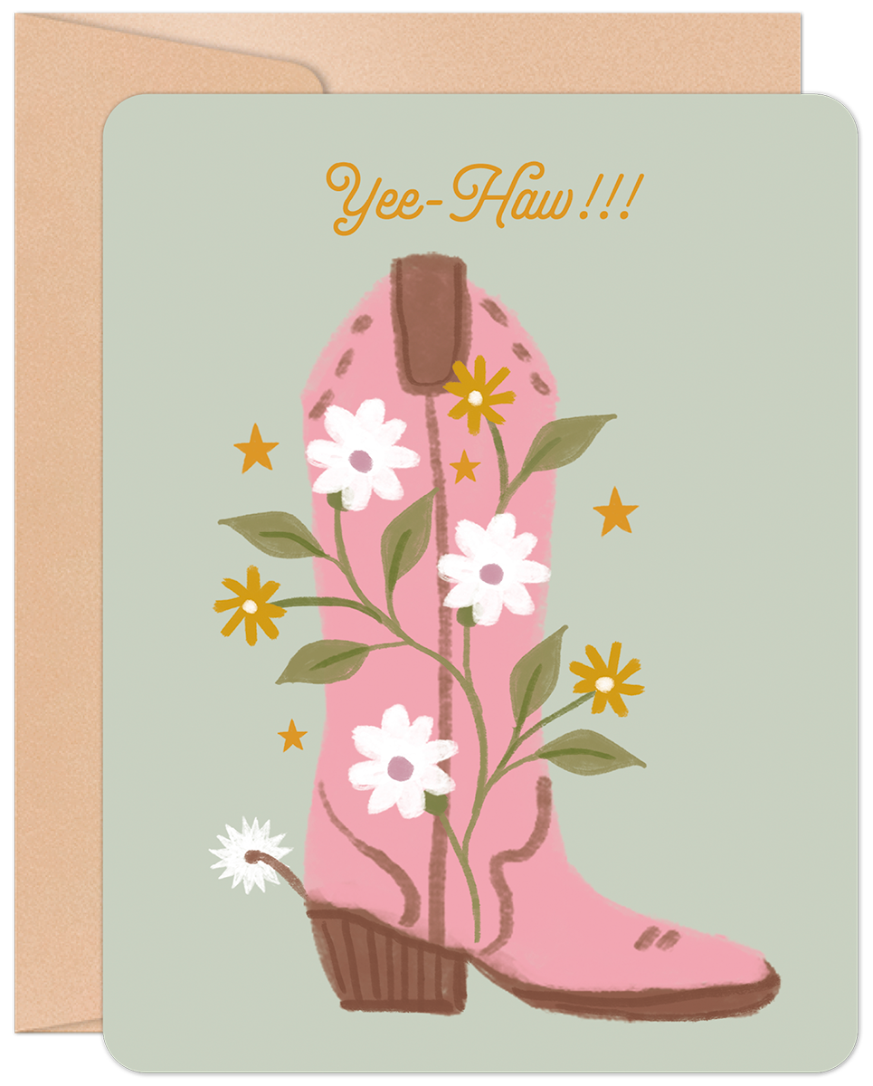 Yee Haw Birthday Card