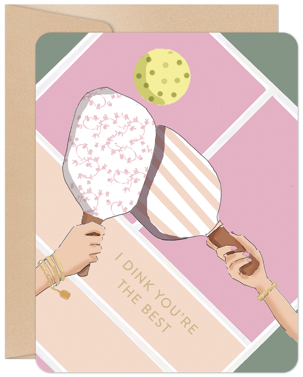 Pickleball Dink! Friendship Card