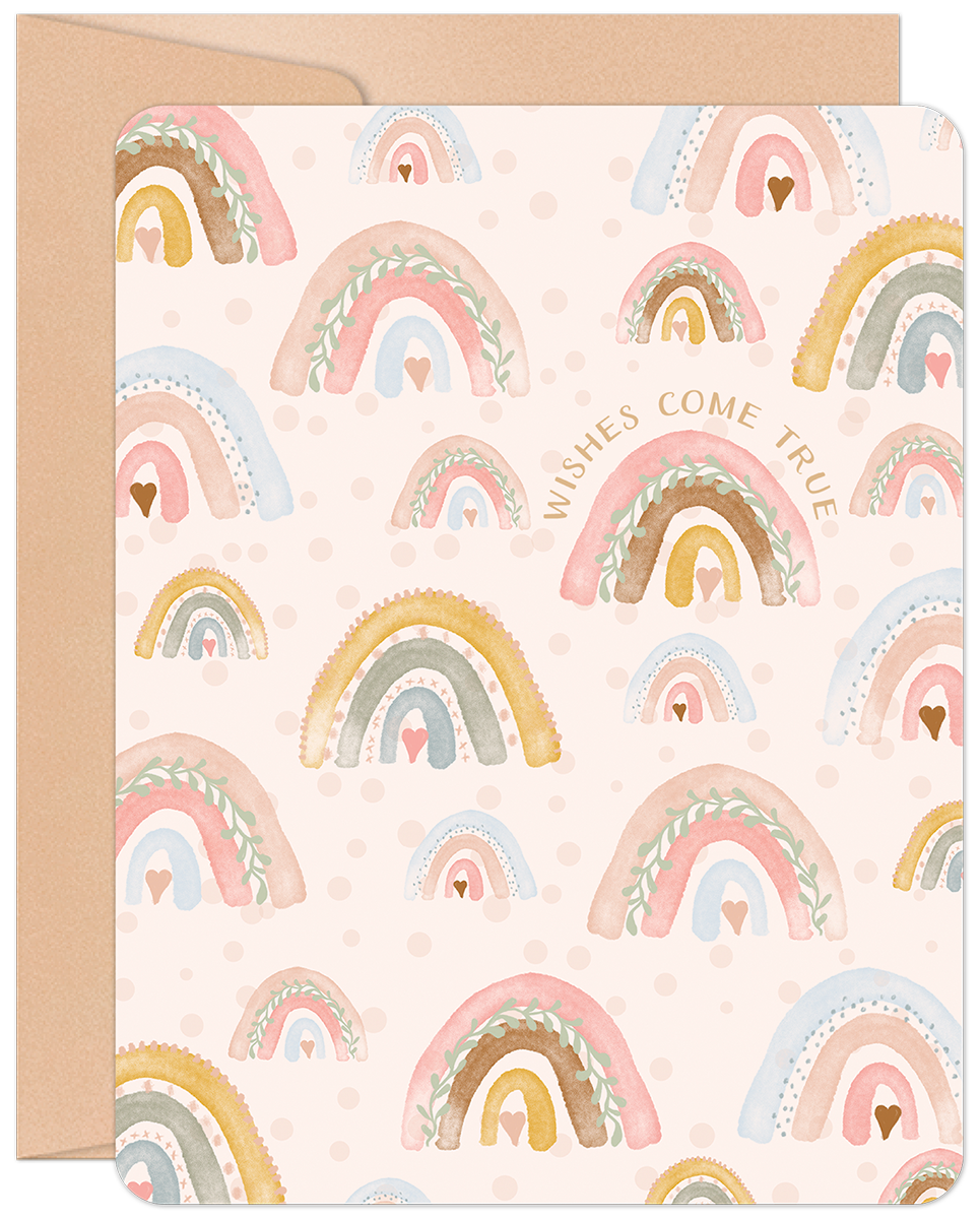 Wishes Come True New Baby Card
