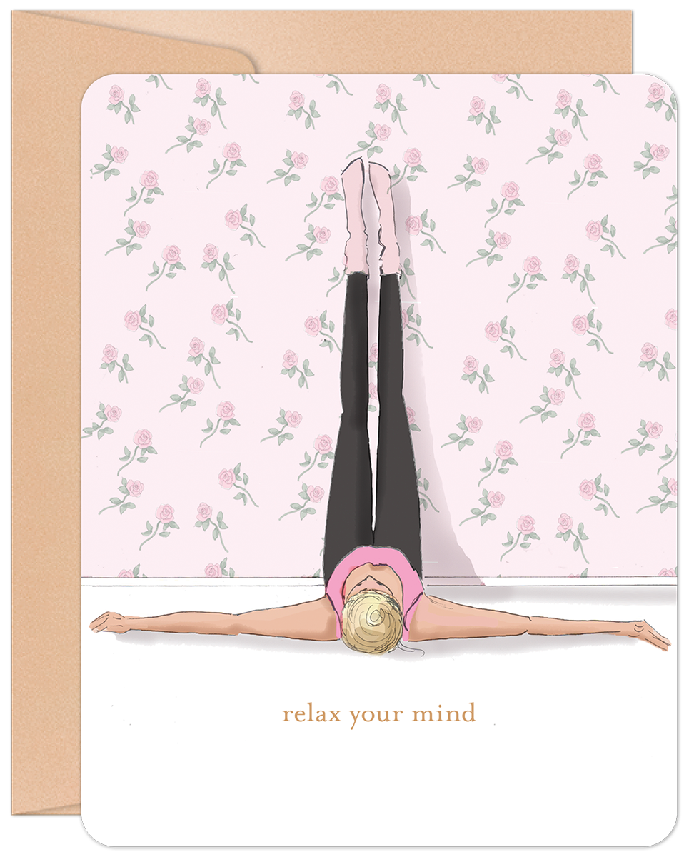 Relax Your Mind Encouragement Card