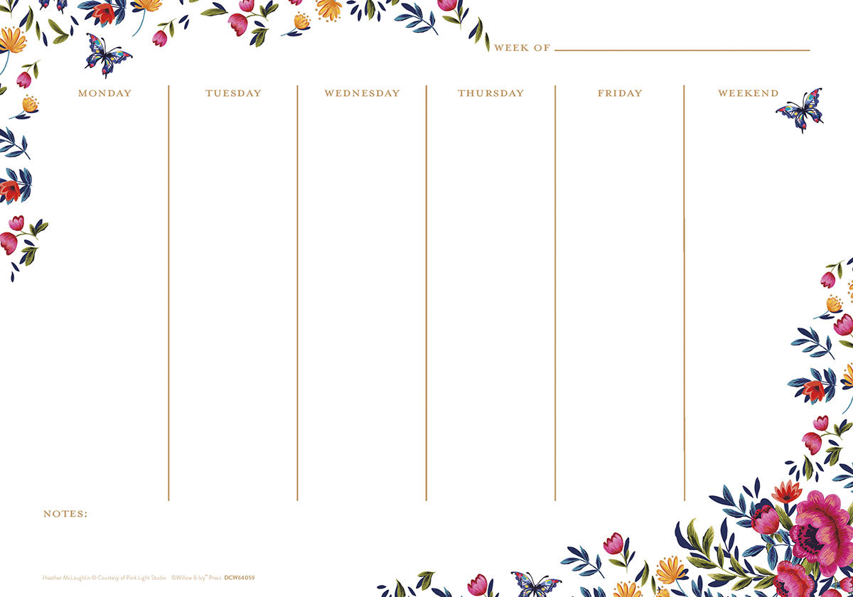 Flowers On Dark Green Background