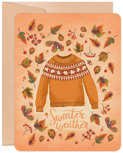 Sweater Weather Halloween Card
