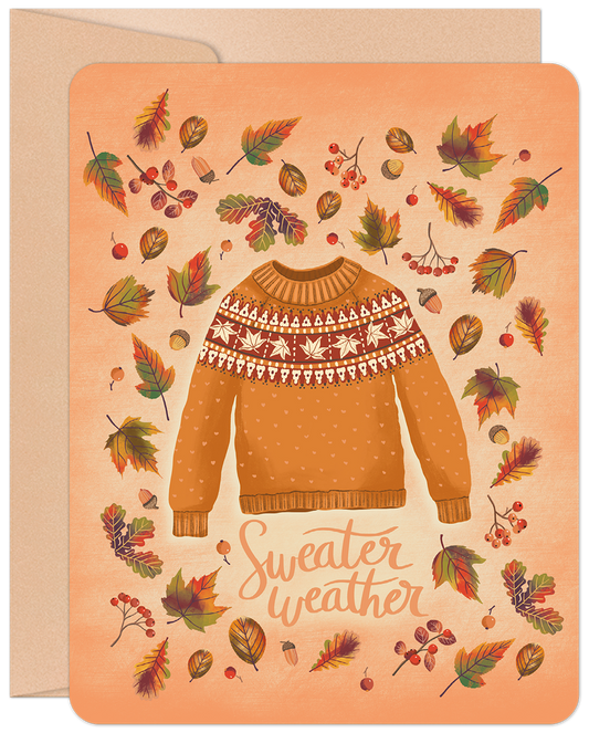 Sweater Weather Halloween Card