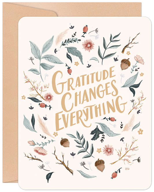 Gratitude Thanksgiving Card