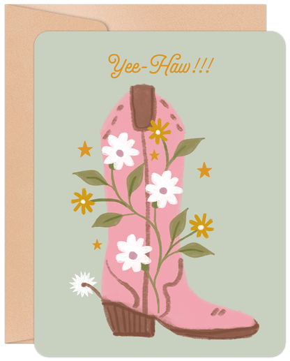 Yee Haw Birthday Card