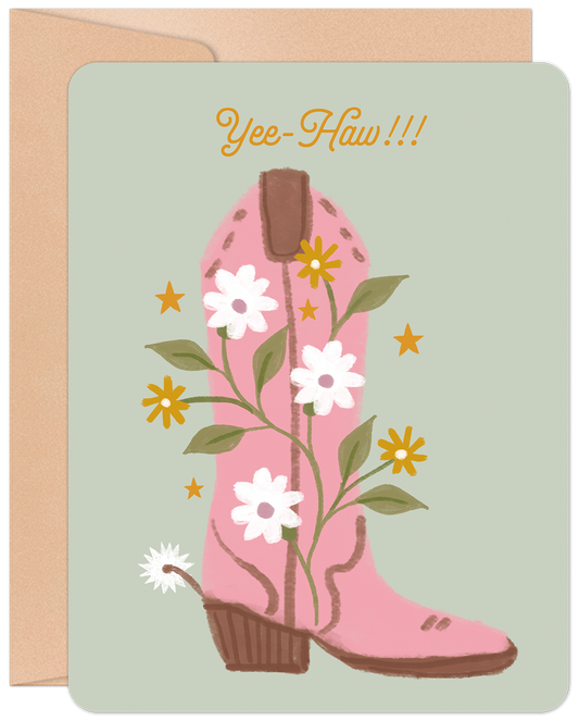Yee Haw Birthday Card
