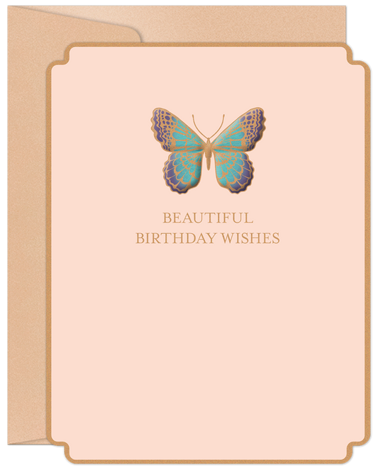 Beautiful Butterfly Birthday Card