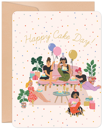 Happy Cake Day Birthday Card