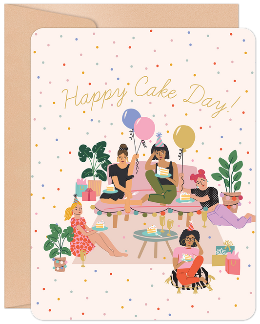 Happy Cake Day Birthday Card