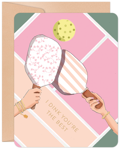Pickleball Dink! Friendship Card