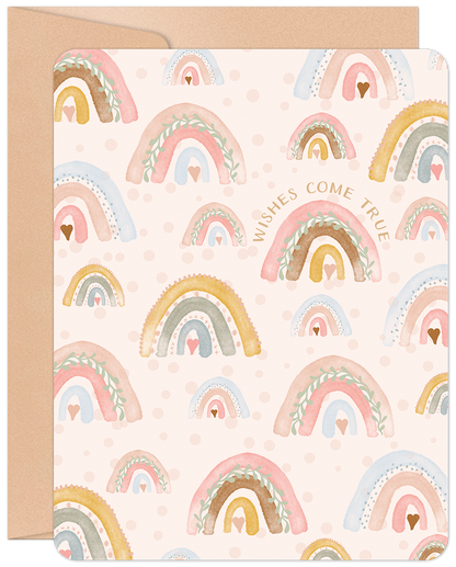 Wishes Come True New Baby Card