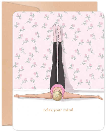Relax Your Mind Encouragement Card
