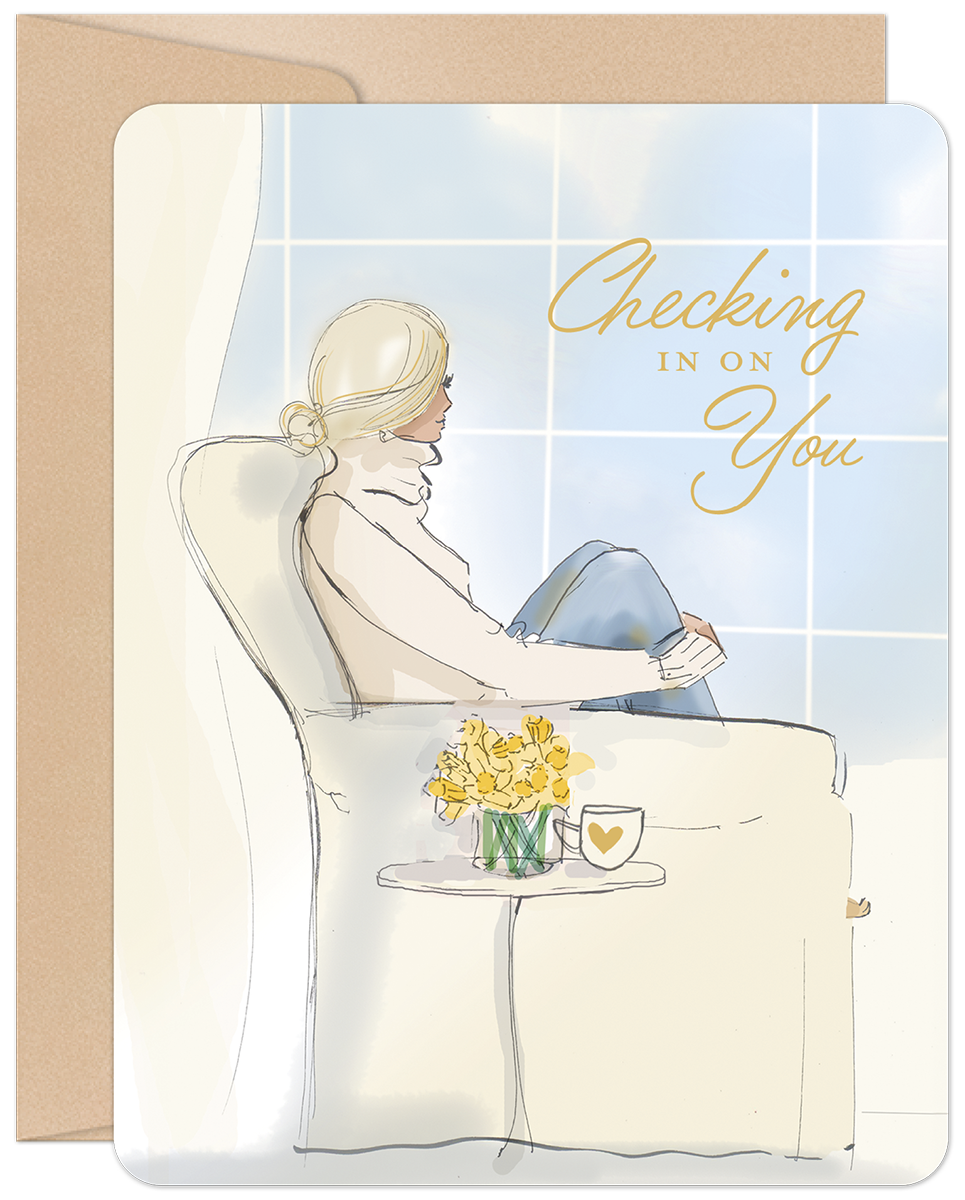 Checking In Get Well Card