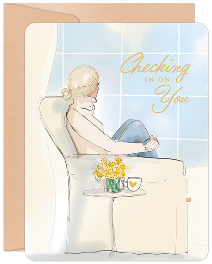 Checking In Get Well Card