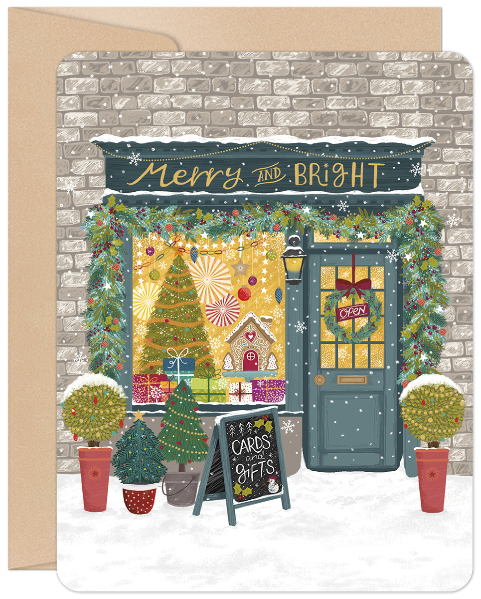 Christmas Shoppe Christmas Card