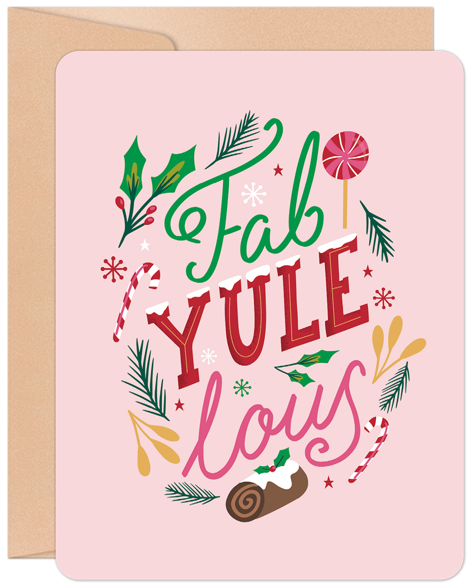 Fab Yule Lous Christmas Card