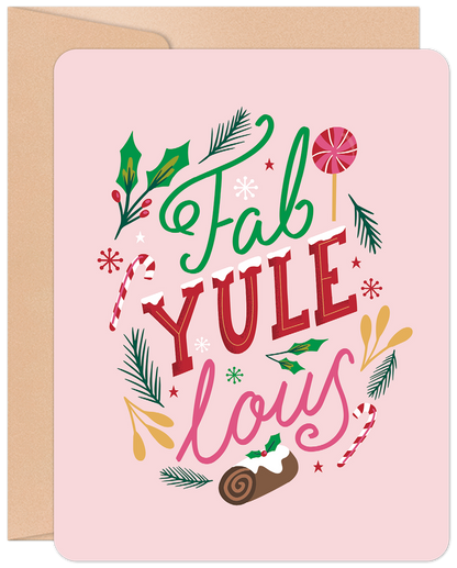 Fab Yule Lous Christmas Card