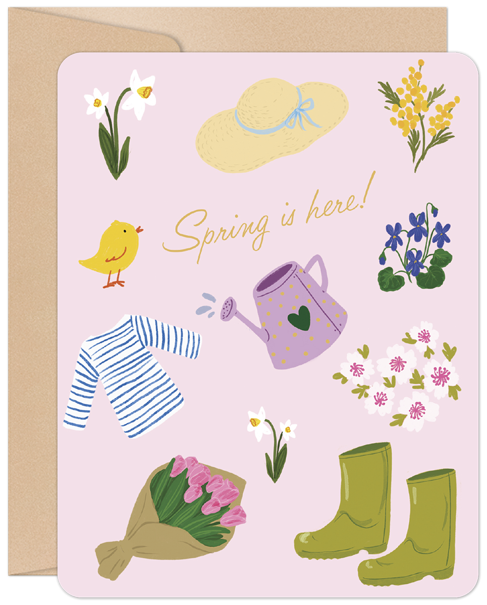 Accessorize Accordingly Happy Spring Card