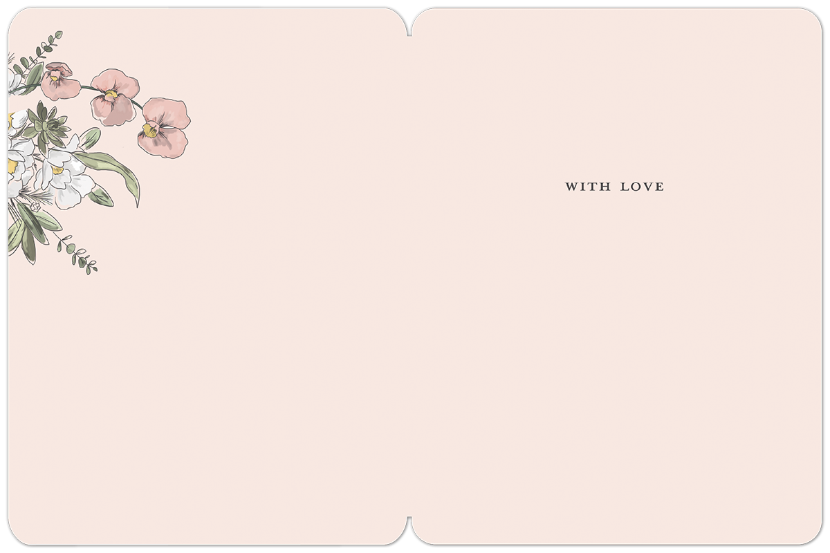 Flower Basket Easter Card