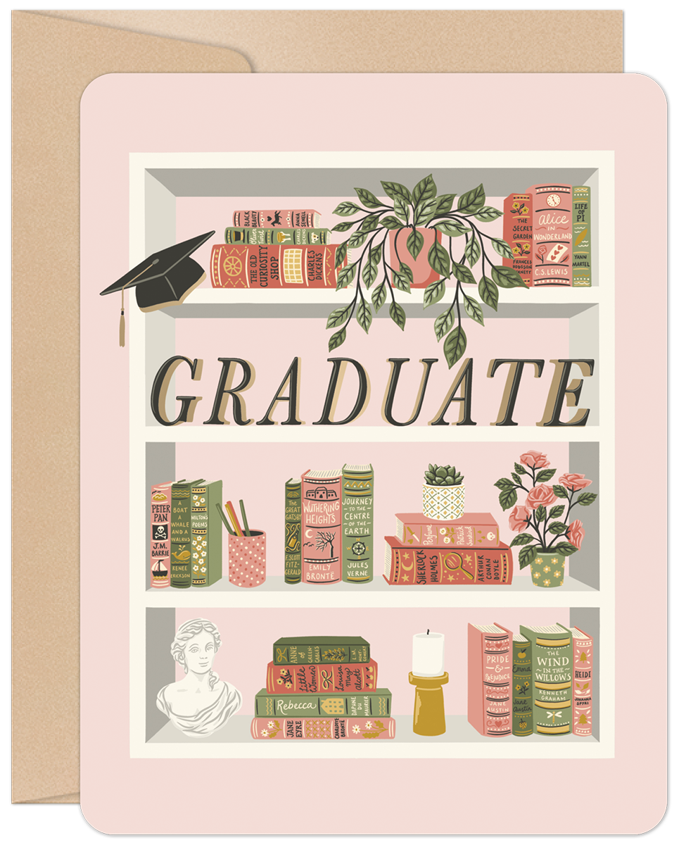 You are Literarily the Best Graduation Card