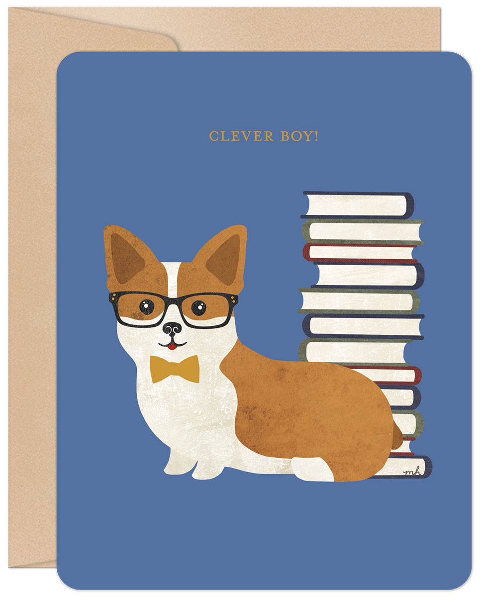 Clever Boy Graduation Card