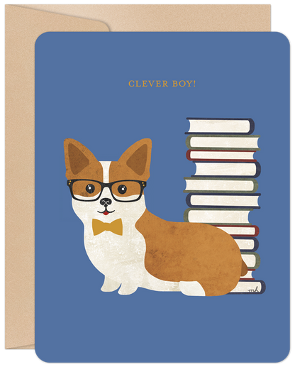 Clever Boy Graduation Card