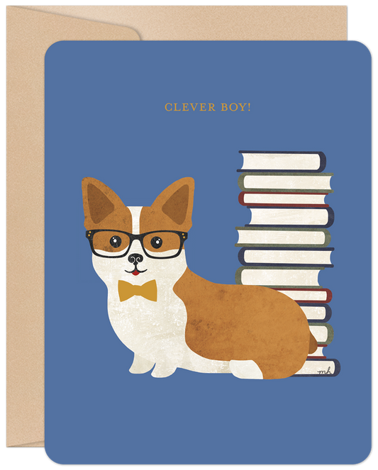 Clever Boy Graduation Card