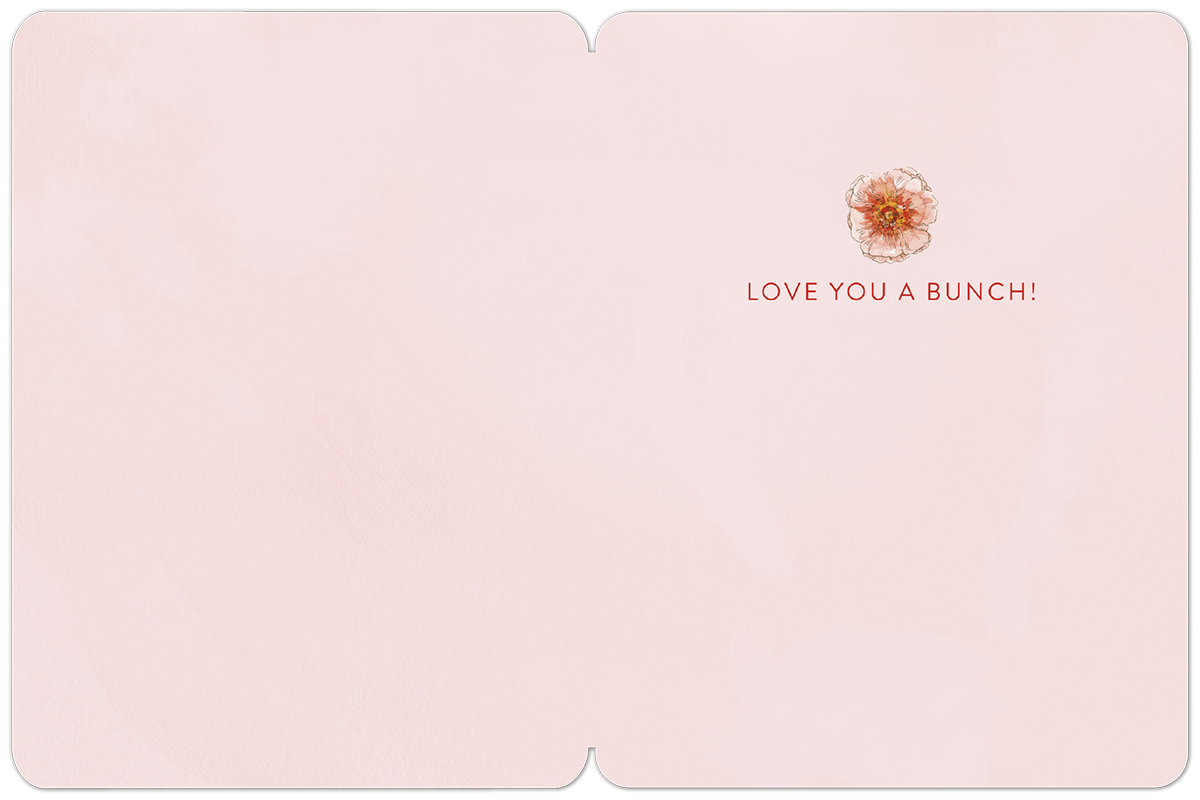Love You A Bunch Valentine's Day Card