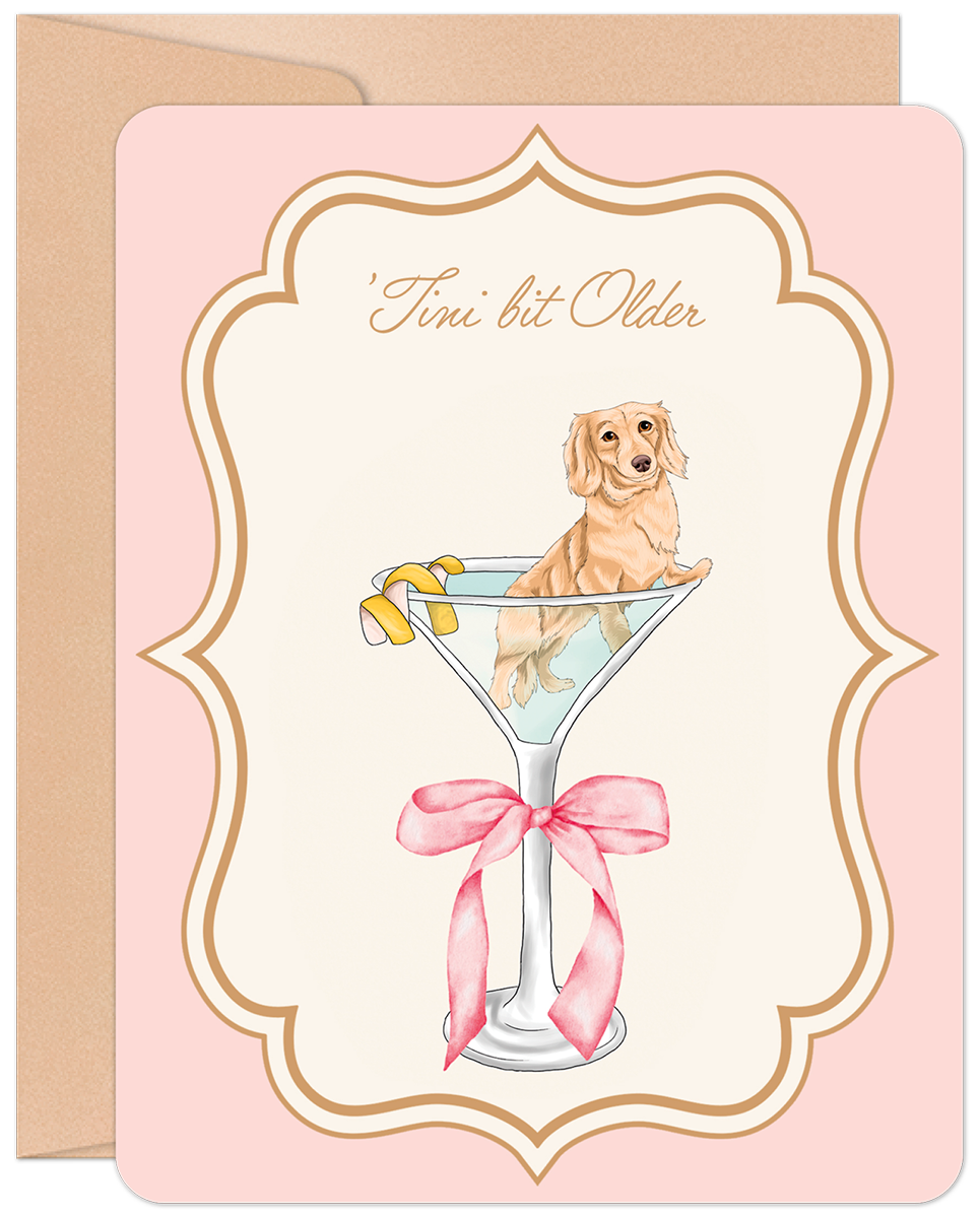 'Tini bit older Birthday Card