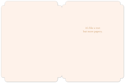 Like a Text Birthday Card