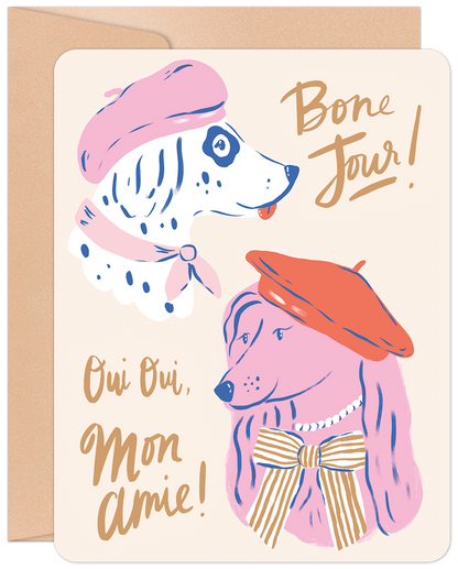 Bone Jour Friendship Card
